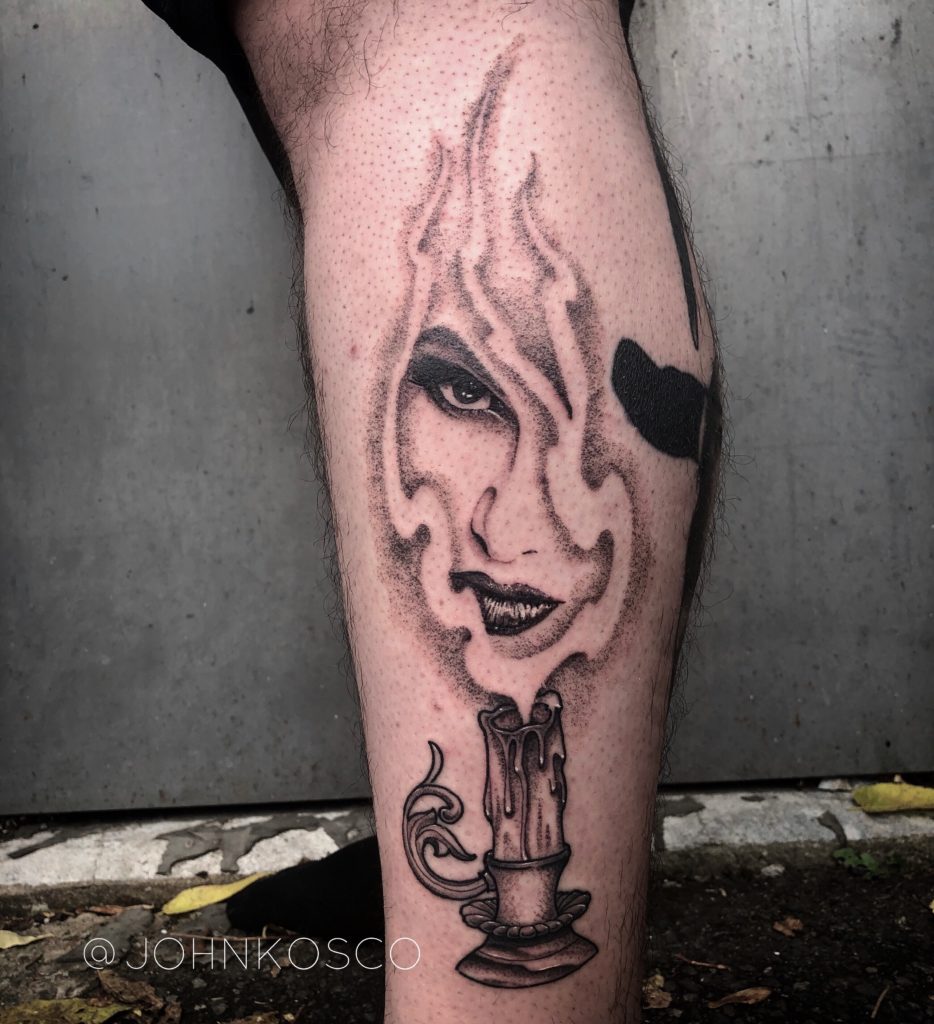 Pure Ink Tattoo - NJ - John Kosco - Candle Tattoo