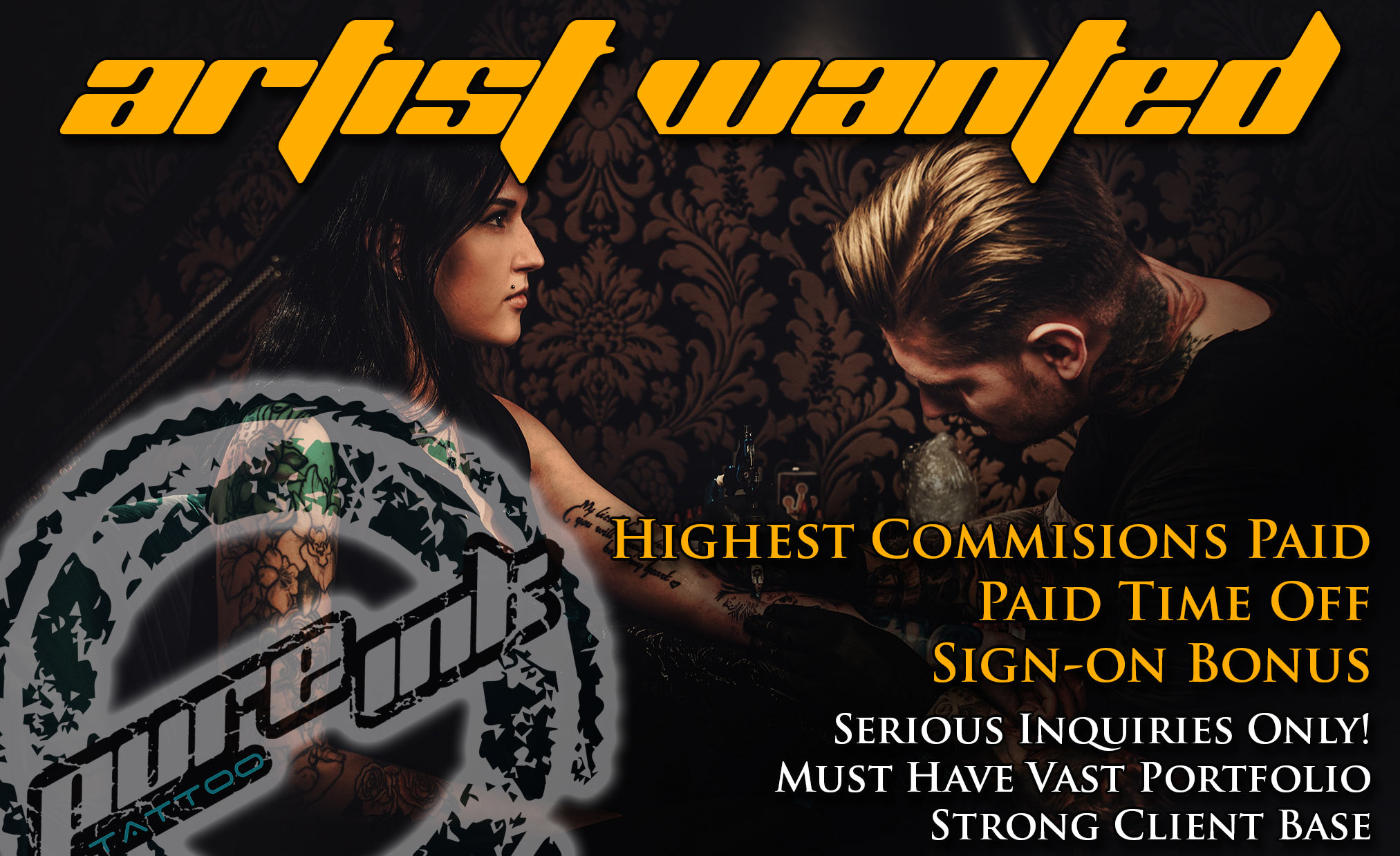 Pure Ink Employment Wanted