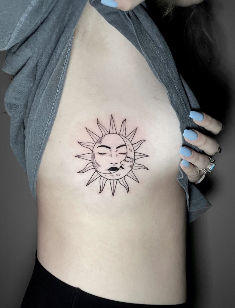Allyssa-Bollmann- Sun Moon -Tattoos Allyssa-Bollmann- Sun Moon -Tattoos