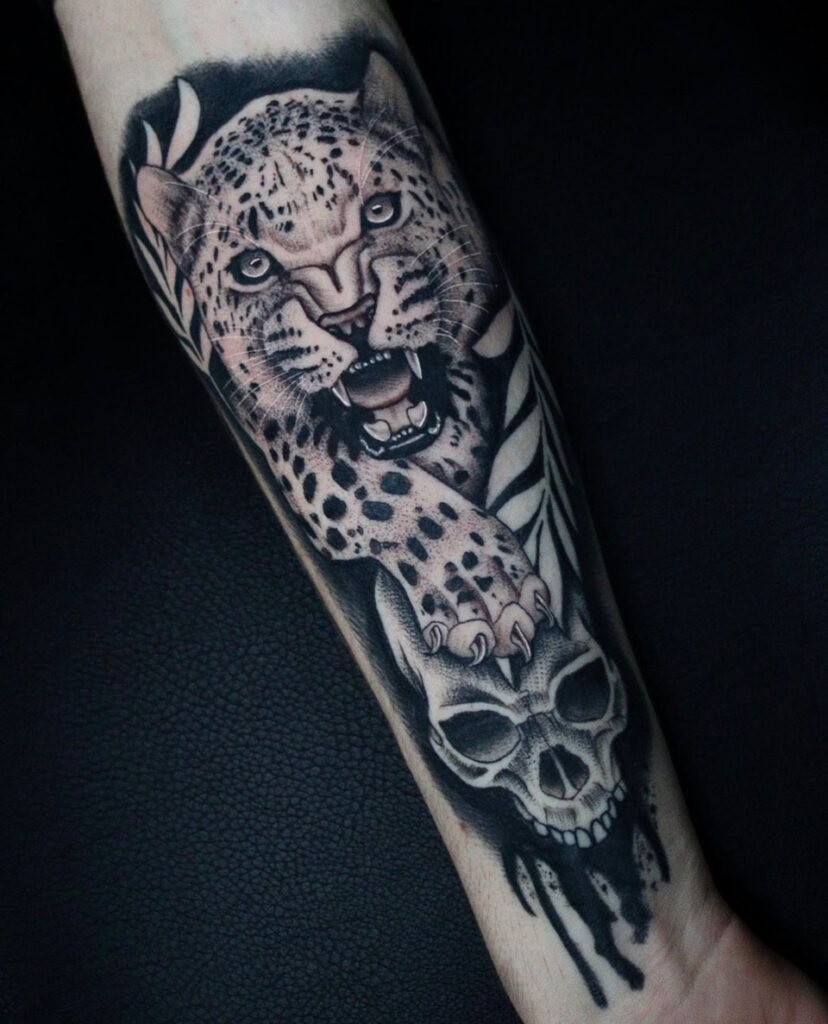 Pure Ink Tattoo - NJ - Tito Rodriguez - Leopard Tattoo Pure Ink Tattoo - NJ - Tito Rodriguez - Leopard Tattoo