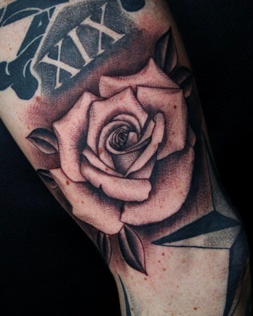 Pure Ink Tattoo - NJ - Tito Rodriguez - Rose Tattoo Pure Ink Tattoo - NJ - Tito Rodriguez - Rose Tattoo