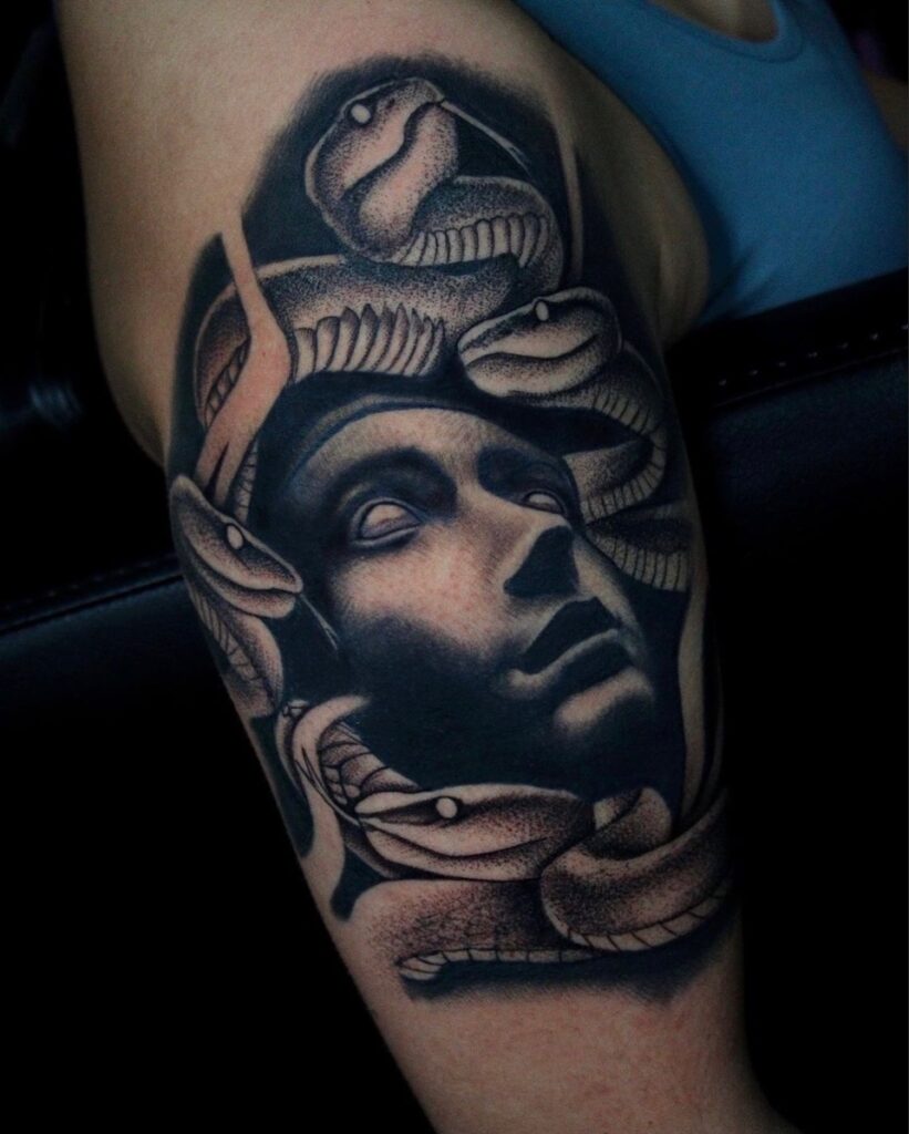 Pure Ink Tattoo - NJ - Tito Rodriguez - Medusa Tattoo Pure Ink Tattoo - NJ - Tito Rodriguez - Medusa Tattoo