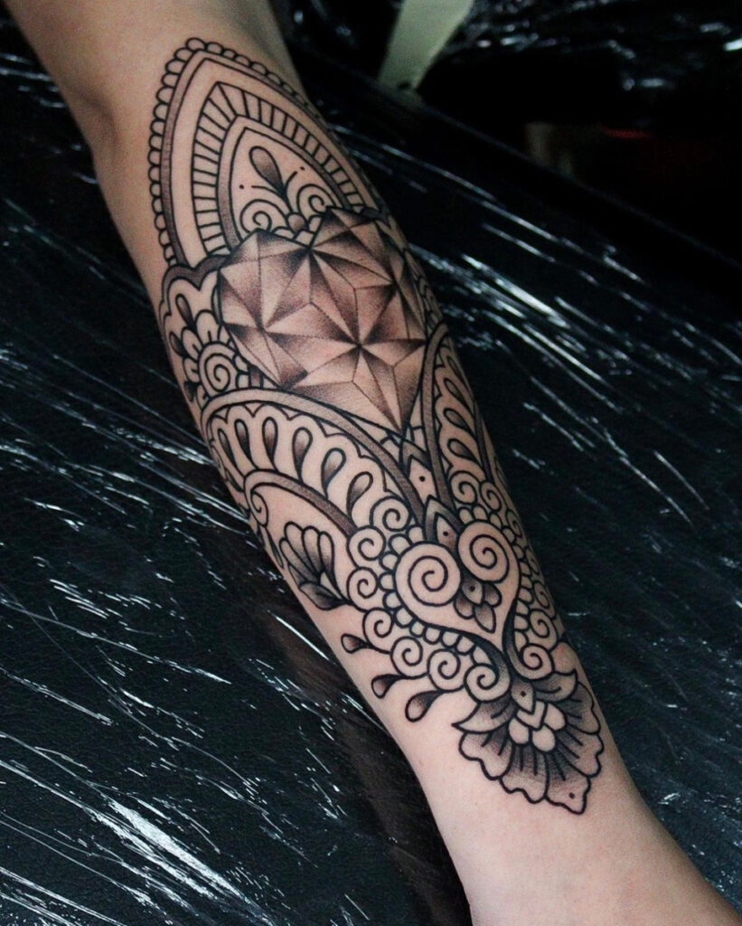Pure Ink Tattoo - NJ - Tito Rodriguez - Diamond Mandala Tattoo Pure Ink Tattoo - NJ - Tito Rodriguez - Diamond Mandala Tattoo