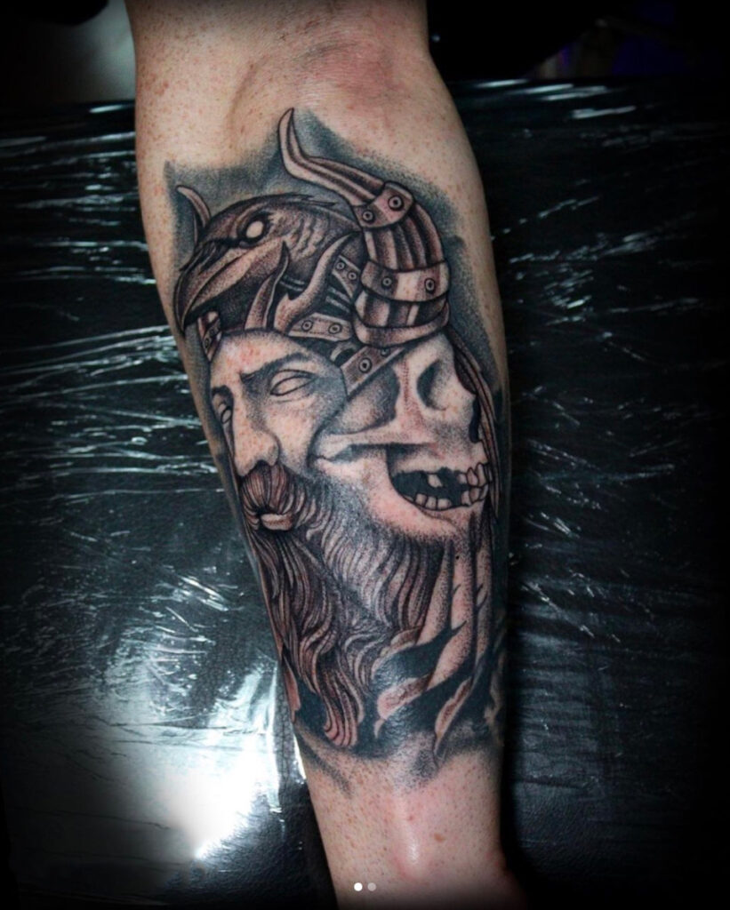 Pure Ink Tattoo - NJ - Tito Rodriguez - Viking Skull Tattoo Pure Ink Tattoo - NJ - Tito Rodriguez - Viking Skull Tattoo
