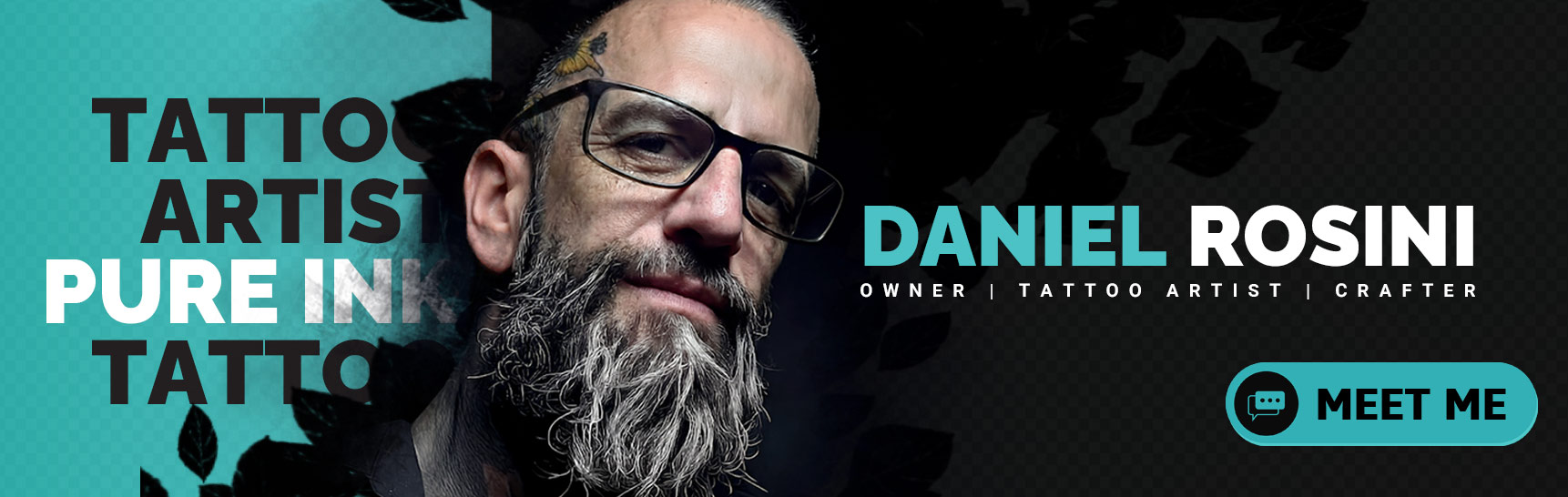 Daniel Rosini - Tattoo Artist - Business Owner - Ring Maker - Human Bone Jewelry - Pure Ink Tattoo Studio NJ